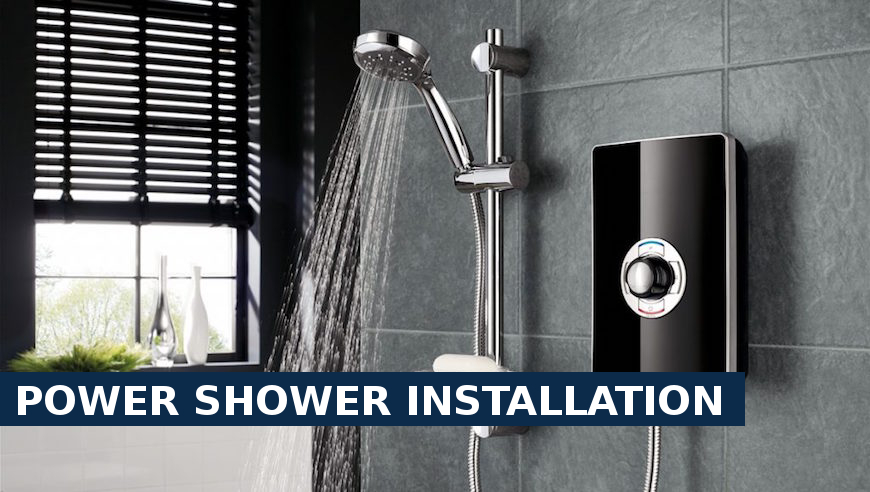 Power shower installation Molesey